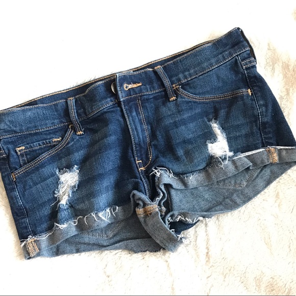 Abercrombie & Fitch Pants - abercrombie & fitch distressed denim shorts